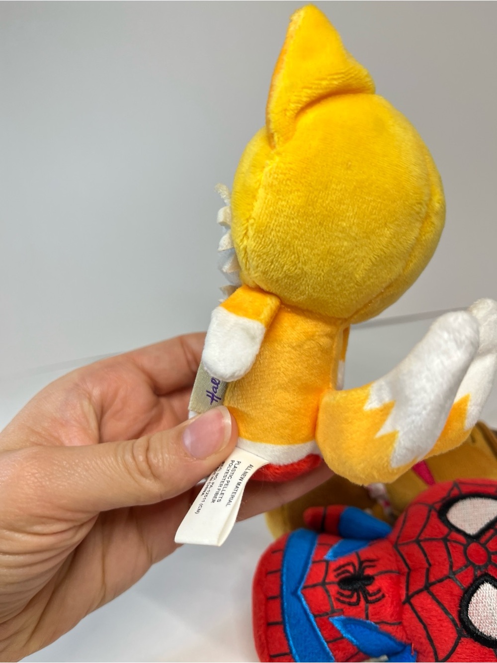 Hallmark Itty Bitty's Plush Stuffed Toy Tails Sonic Spider-Man Fozzie Muppet Lot - Picture 5 of 12